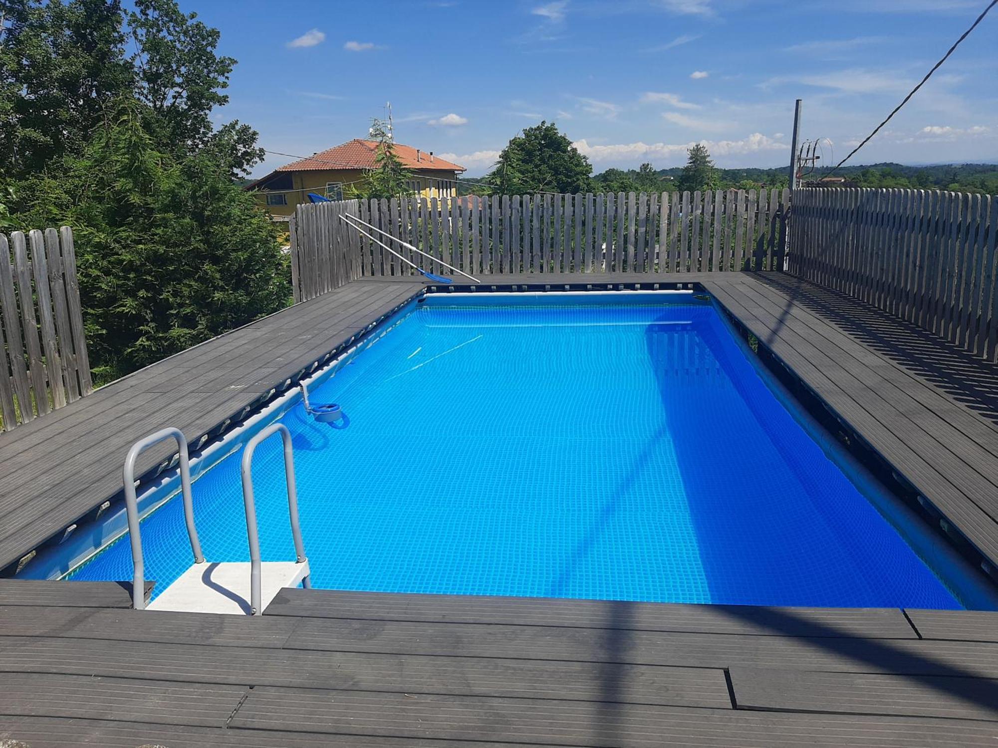 Cascina Teresina Monferrato Piscina Villa Cortazzone Bagian luar foto