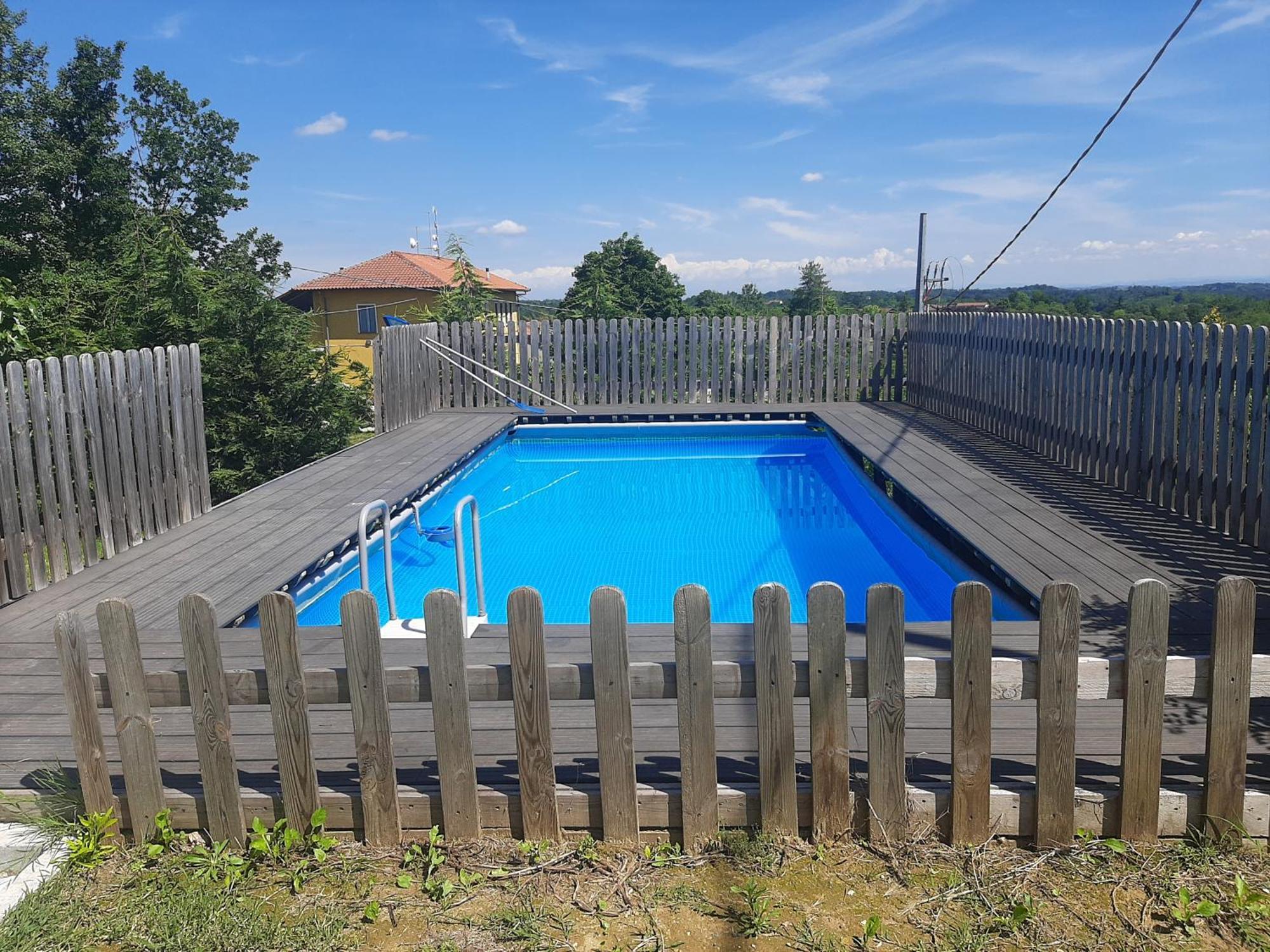 Cascina Teresina Monferrato Piscina Villa Cortazzone Bagian luar foto